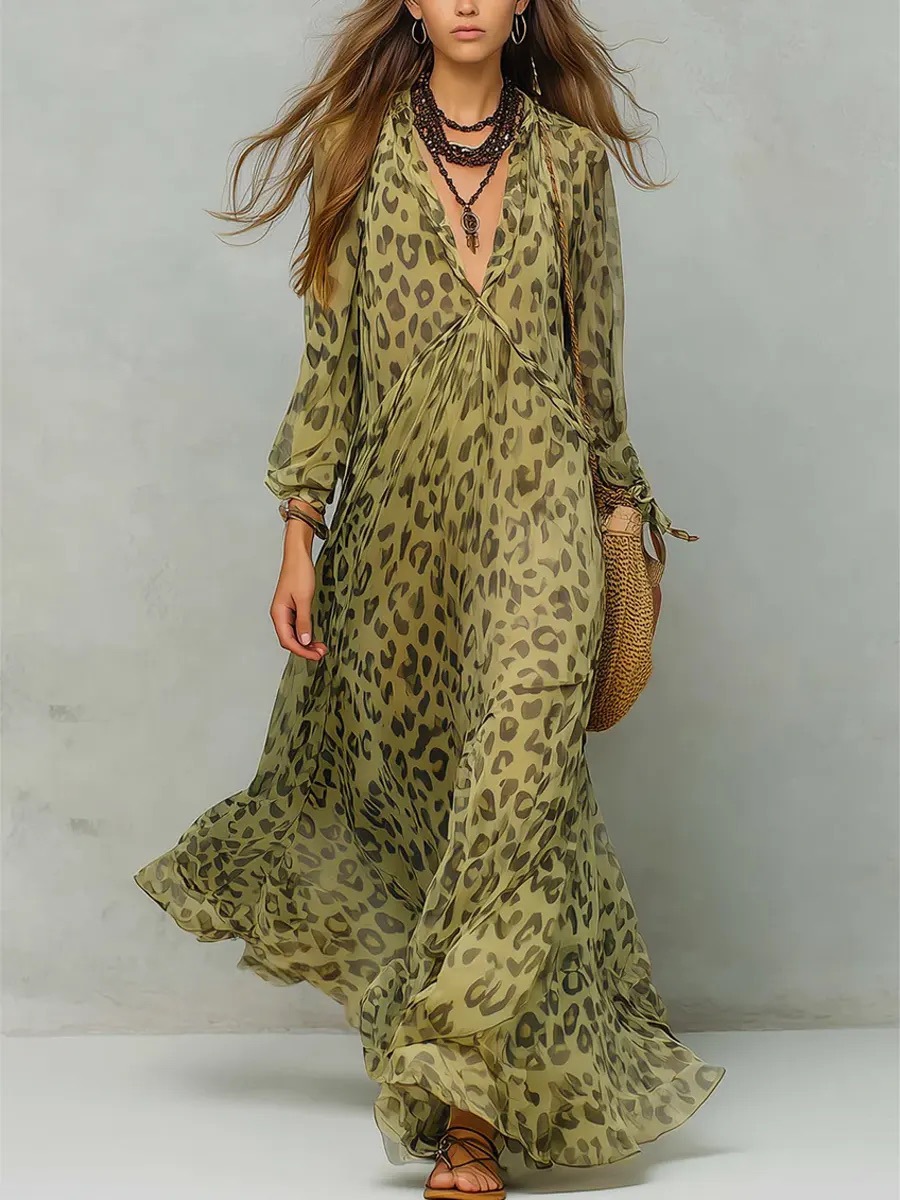 Ethnic Fashion Wear - Sexy Deep V Neck High Waist