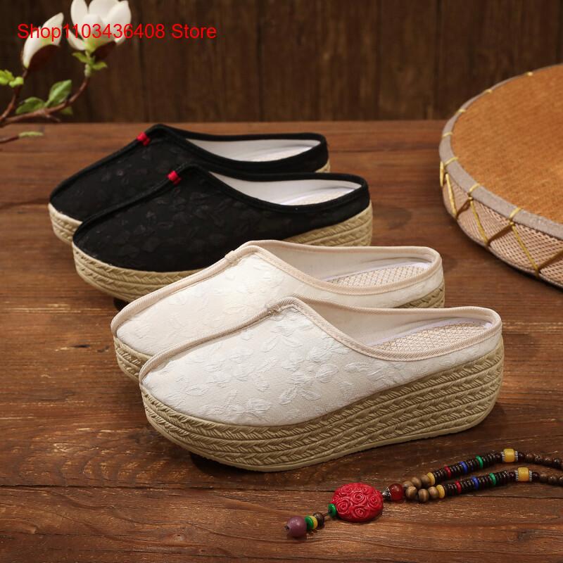 Ethnic Fashion - New Style Slippers, Lightweight Thick-Soled Ethnic
