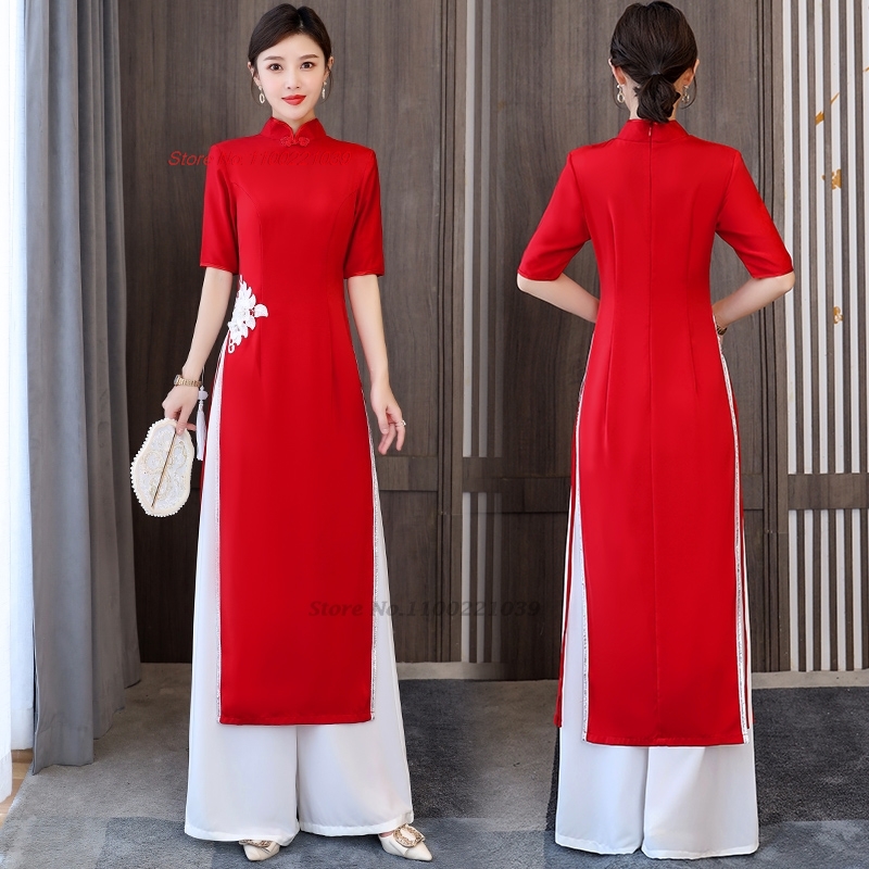 Ao Dai Vietnam Dress - 2026 vietnam aodai dress cheongsam national