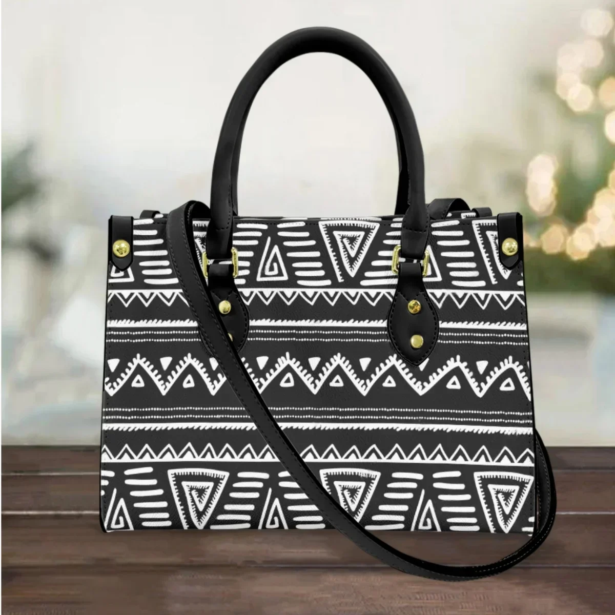 Ethnic Chic Fashion - Vintage Ethnic PU Leather Shoulder Bag