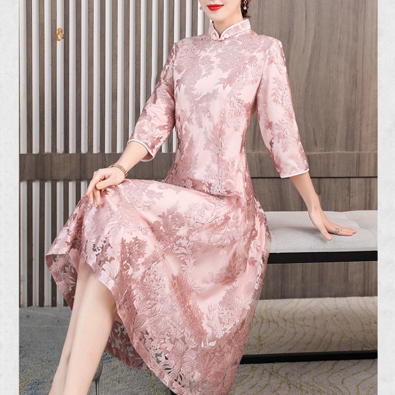 Elegant Women Aodai Vietnam Ch - Ao Dai Vietnam Dress 评论和价格