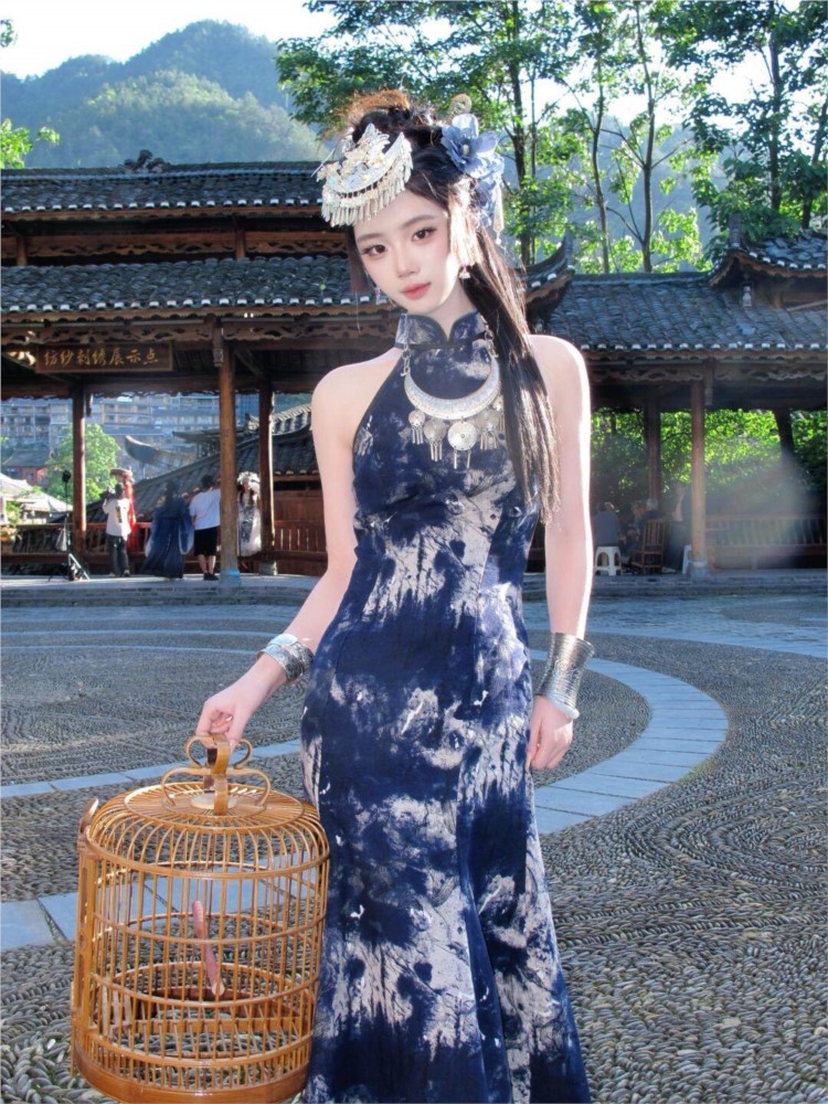 New batik dress cool women's w - Fashion Show Ethnic Wear 评论和价格