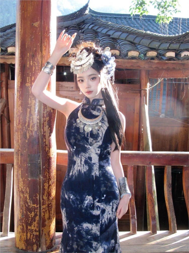 New batik dress cool women's w - Fashion Show Ethnic Wear 评论和价格