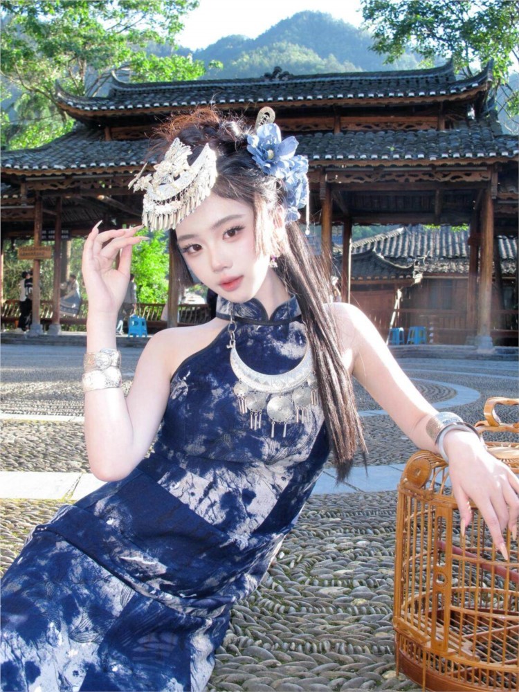 New batik dress cool women's w - Fashion Show Ethnic Wear 评论和价格