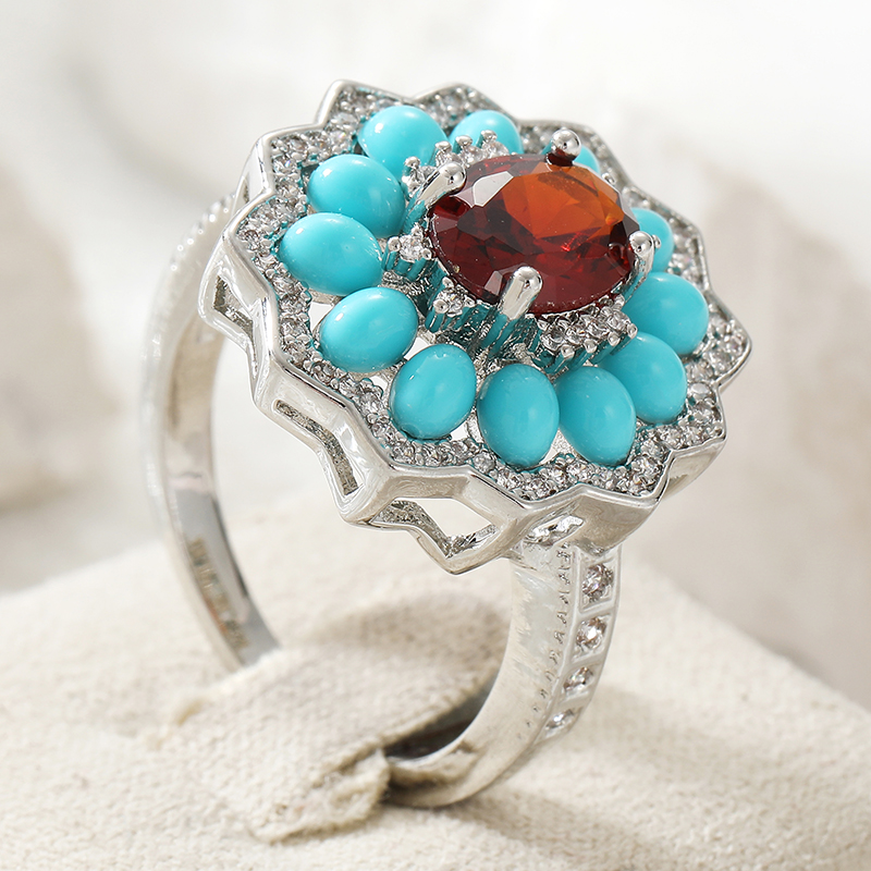 Ethnic Style Synthetic Turquoi - Ethnic Chic Fashion 评论和价格