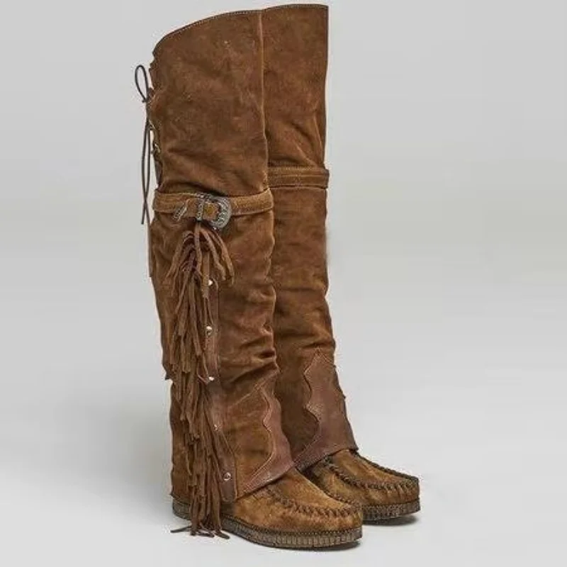 Fashion Bohemia Knee-length Wo - Ethnic Fashion 评论和价格