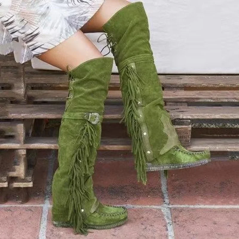 Fashion Bohemia Knee-length Wo - Ethnic Fashion 评论和价格