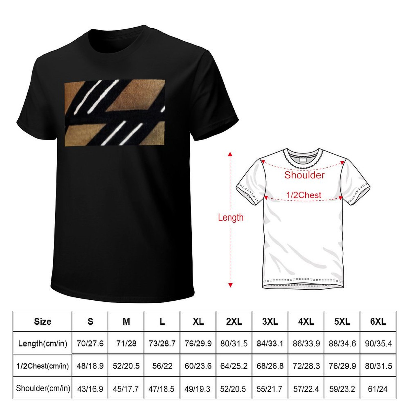 African Mudcloth T-Shirt Casua - Mudcloth Print Top 评论和价格