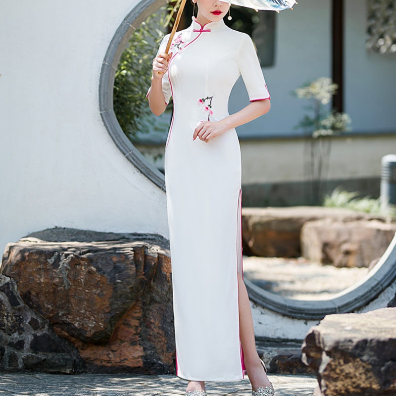 Woman Aodai Vietnam Dress Shor - Ao Dai Vietnam Dress 评论和价格