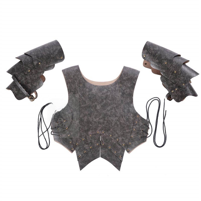 Adult PU Leather Medieval Stag - Ethnic Wear 评论和价格