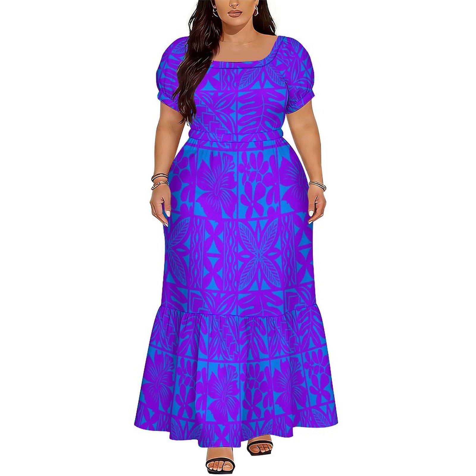 Hot-Selling Elegant V-Neck Lon - Ethnic Wear 评论和价格