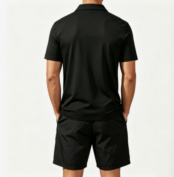 Men's Short-Sleeved Polo Shirt - Ethnic Wear 评论和价格
