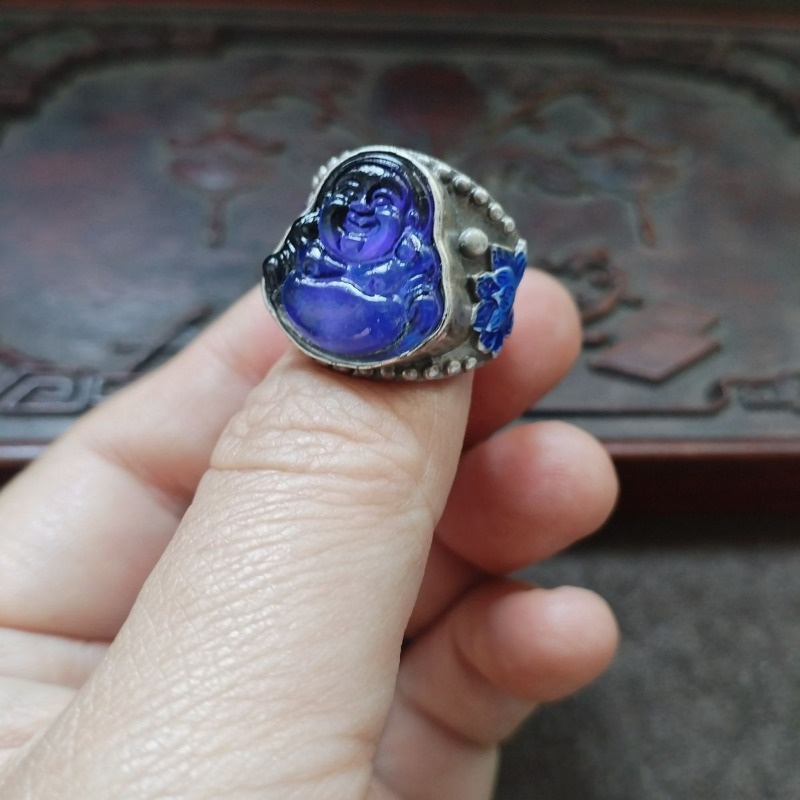 Vintage Import Buddha Ring Wit - Ethnic Fashion Imports 评论和价格
