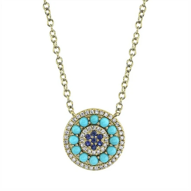 Bohemian Turquoise Imitation R - Fashion Show Ethnic Wear 评论和价格