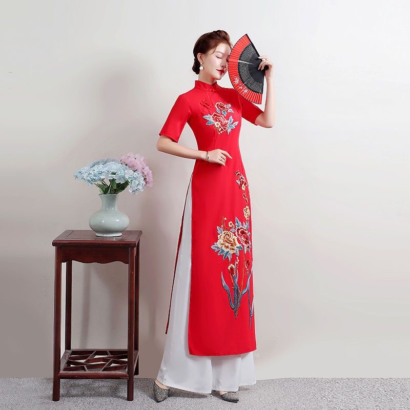 Summer Women Traditional Vietn - Ao Dai Vietnam Dress 评论和价格