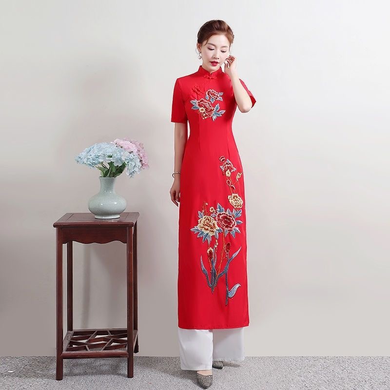Summer Women Traditional Vietn - Ao Dai Vietnam Dress 评论和价格