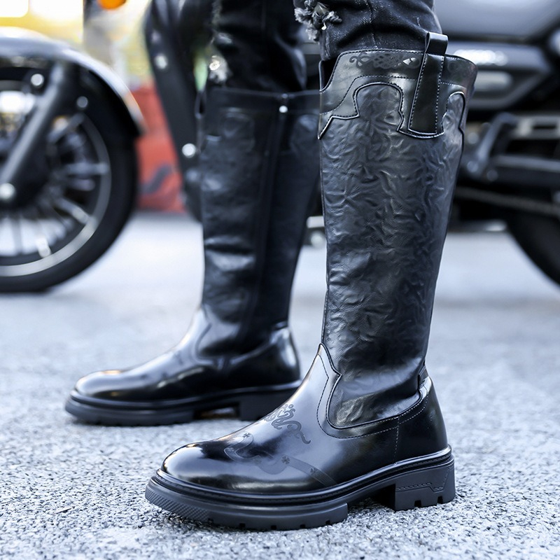 Men's Mid-calf Boots High Qual - Ethnic Fashion 评论和价格