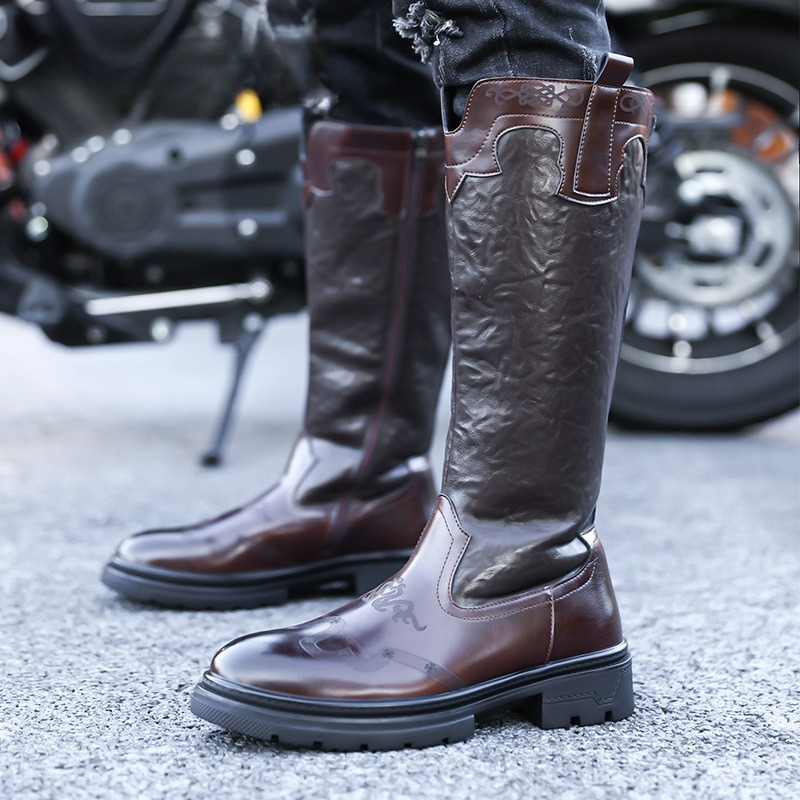 Men's Mid-calf Boots High Qual - Ethnic Fashion 评论和价格