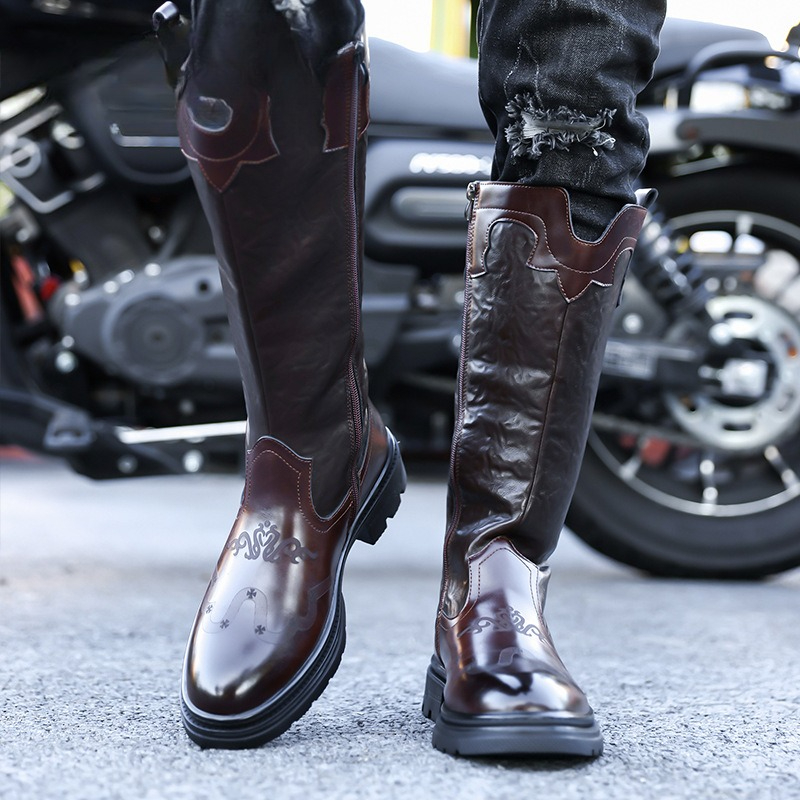 Men's Mid-calf Boots High Qual - Ethnic Fashion 评论和价格
