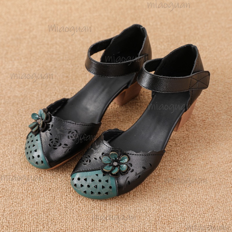 Hollow Out Cover Toe Gladiator - Ethnic Fashion 评论和价格