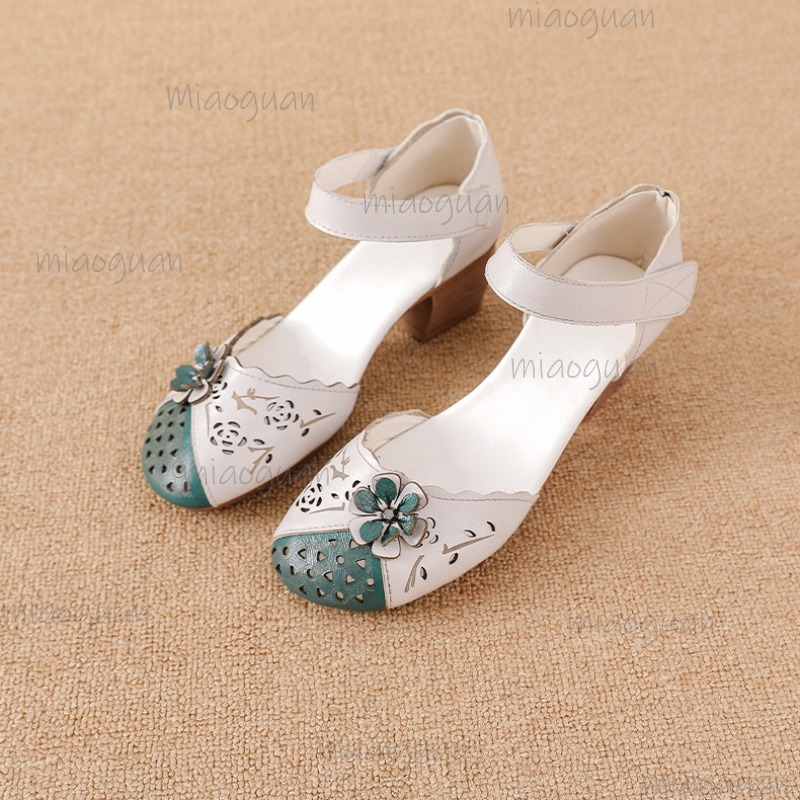 Hollow Out Cover Toe Gladiator - Ethnic Fashion 评论和价格
