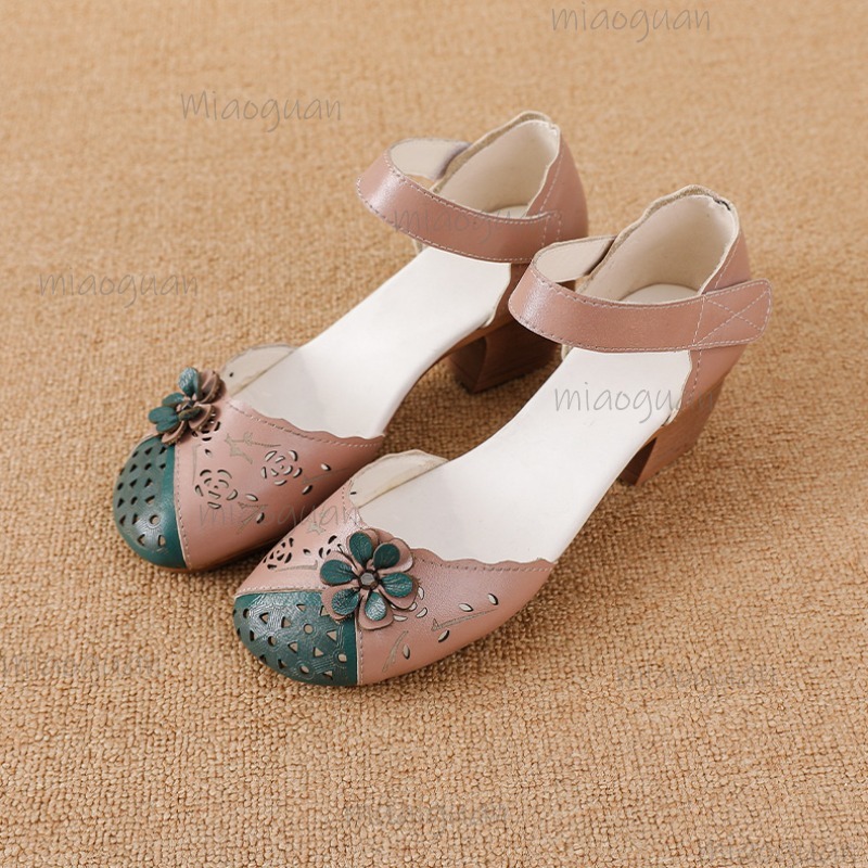 Hollow Out Cover Toe Gladiator - Ethnic Fashion 评论和价格