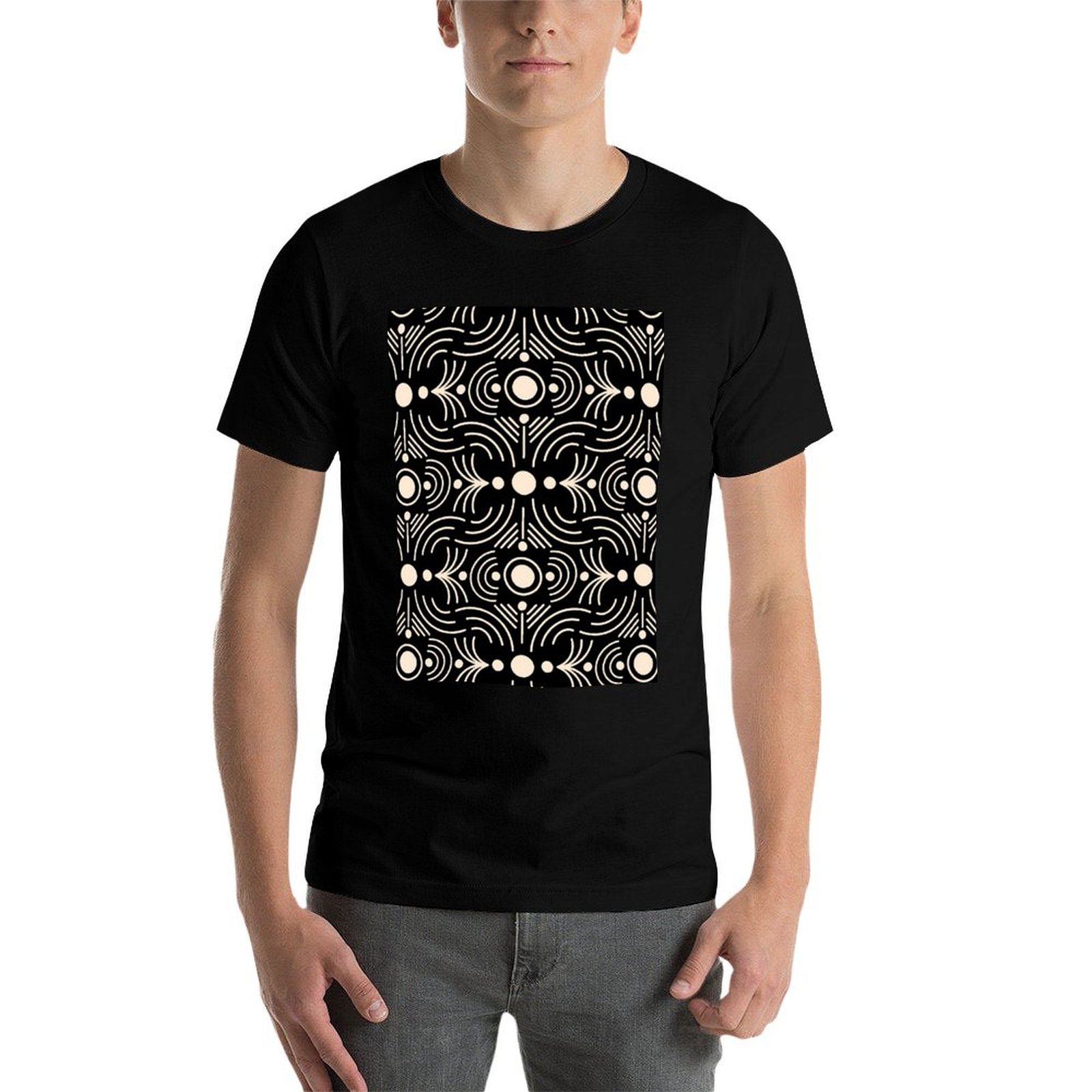Boho Mud Cloth - Geometric Abs - Mudcloth Print Top 评论和价格