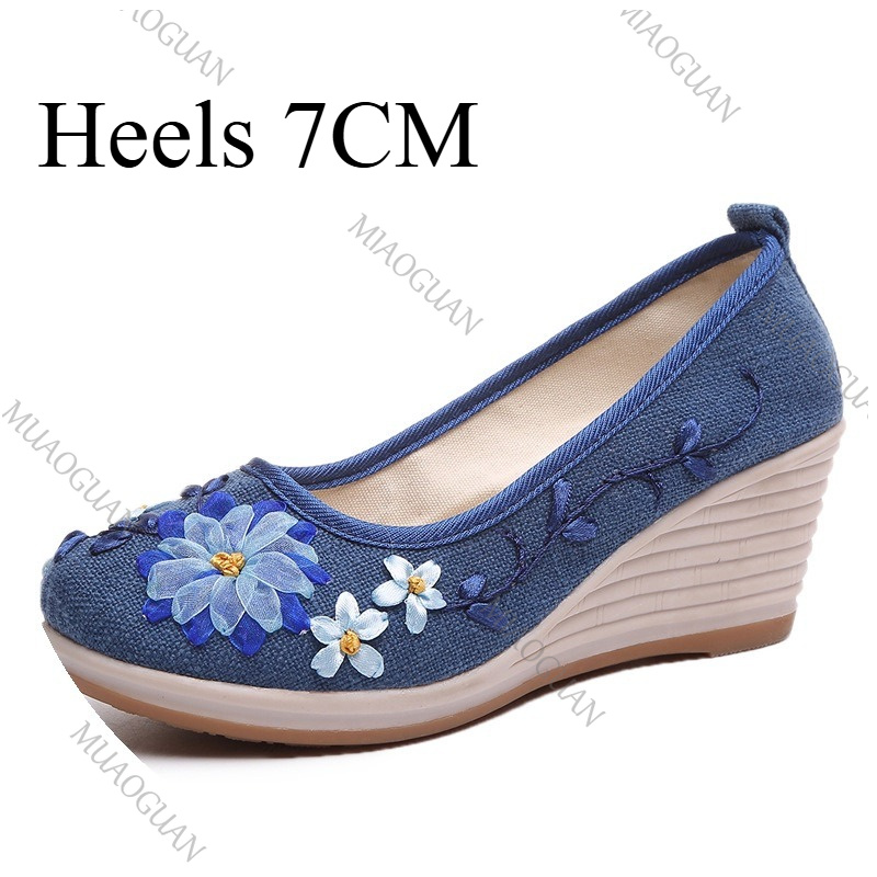 Embroidered Women Comfort Wedg - Ethnic Fashion 评论和价格
