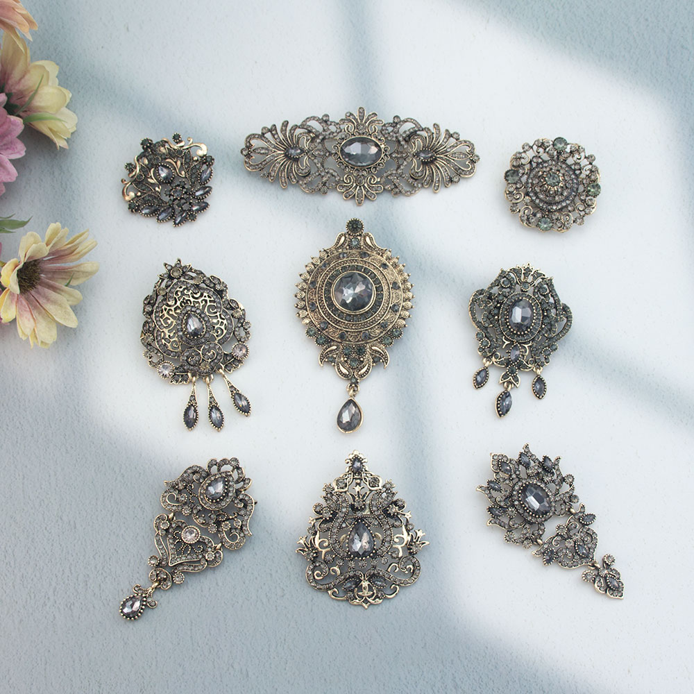 Chic Vintage Arab Kurds Brooch - Ethnic Chic Fashion 评论和价格