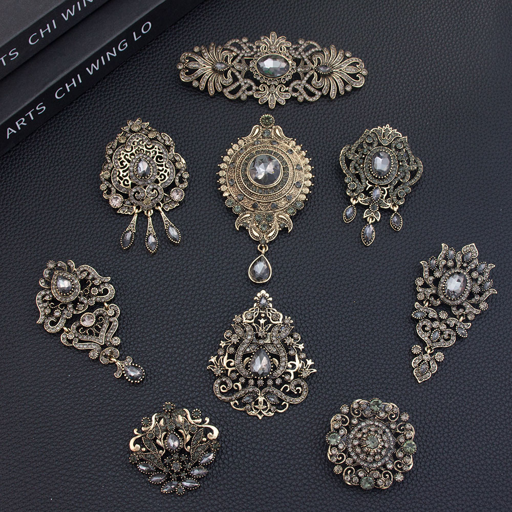 Chic Vintage Arab Kurds Brooch - Ethnic Chic Fashion 评论和价格