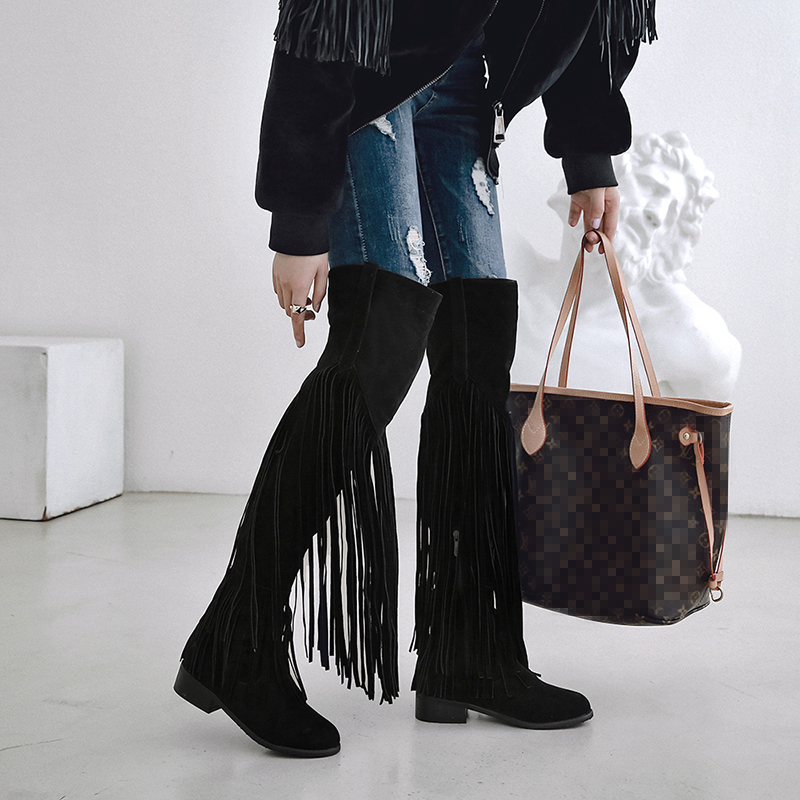 2026 Fashion Boho Knee High Bo - Ethnic Modern Fashion 评论和价格