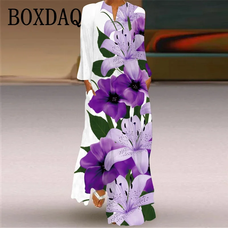 Female 2025 Spring Autumn Maxi - Ethnic Fashion Wear 评论和价格