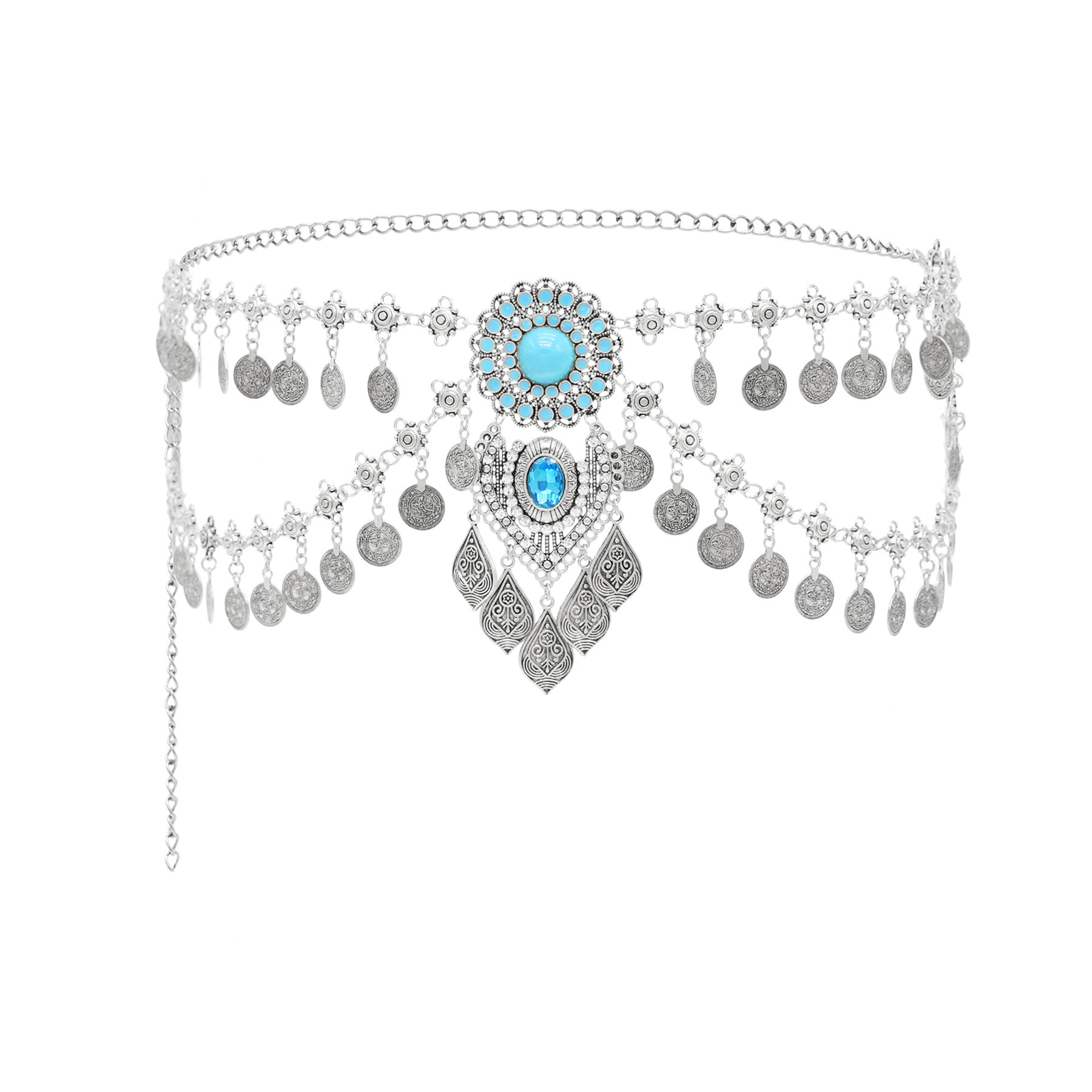 New Bohemian Coin Tassels Faux - Ethnic Modern Fashion 评论和价格