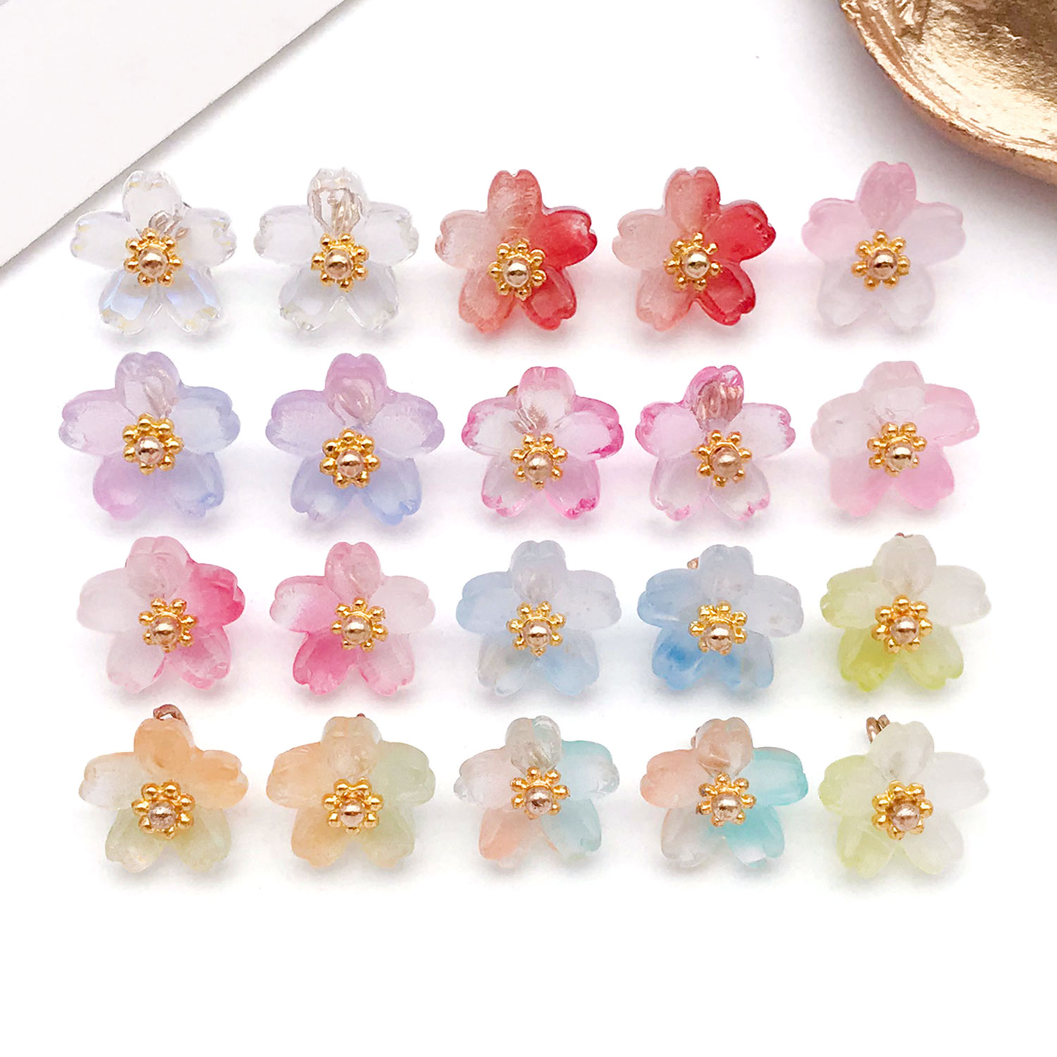 10/20pcs Vibrant Glass Cherry  - Ethnic Modern Fashion 评论和价格