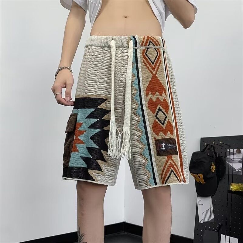 Men Knit Boho Ethnic Vintage B - Ethnic Chic Fashion 评论和价格