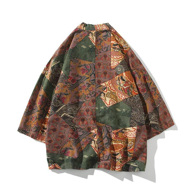 Ethnic Style Print Yukata Men  - Ethnic Fashion 评论和价格
