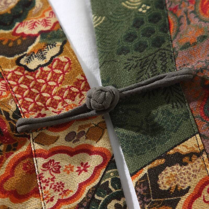 Ethnic Style Print Yukata Men  - Ethnic Fashion 评论和价格